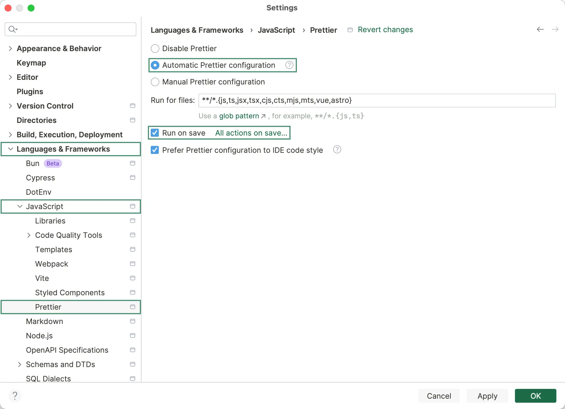 Coding assistance for Node.js